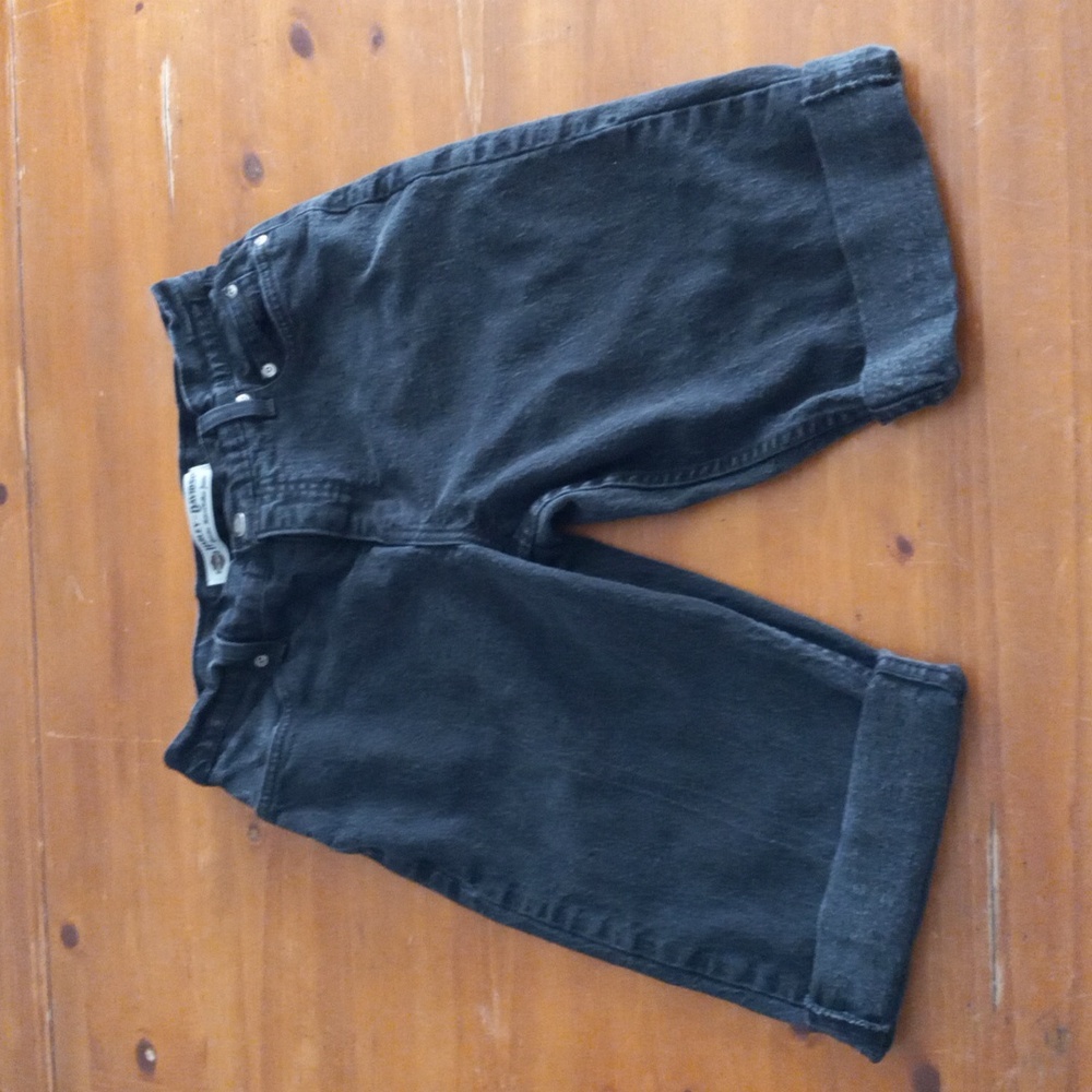 Vtg Womans Harley Davidson Cut-Offs Size 12 Petite
